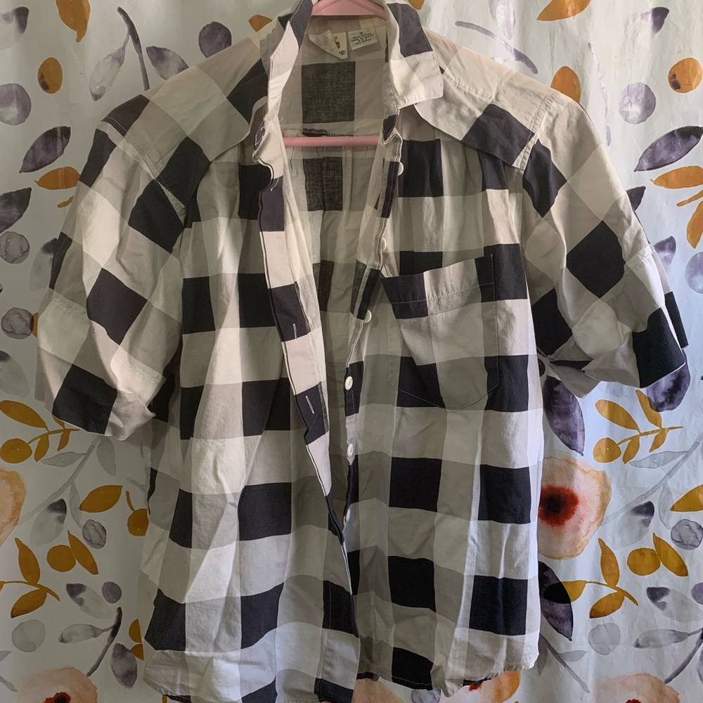 🔥5/$25 Liz Clairborne Short-Sleeve Button-Up Shirt Sz S